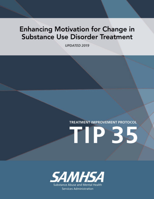 Image of first page of reading for the continuing education course Enhancing Motivation for Change in Substance Use Disorder Treatment Part 1