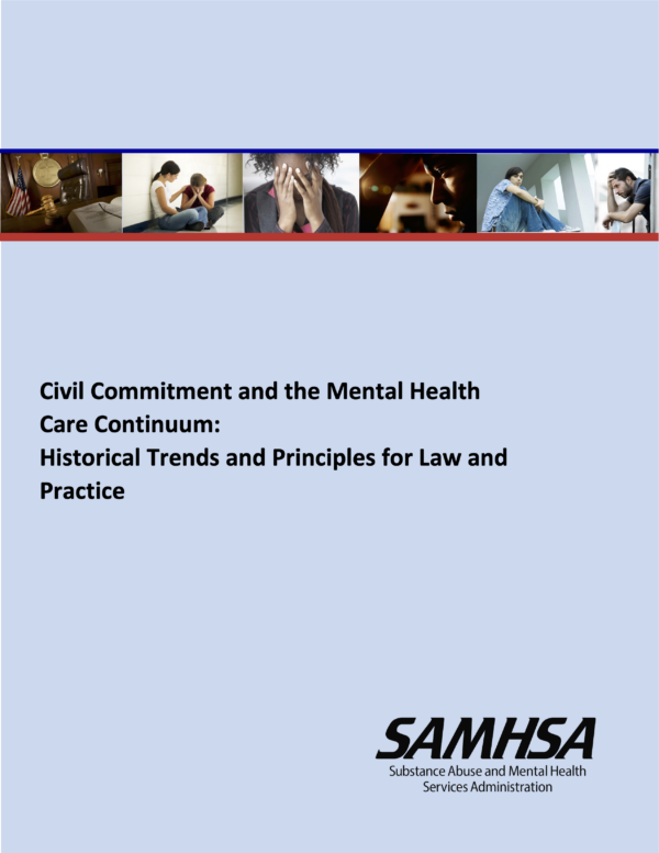 Image of the first page of the reading for the continuing education course Civil Commitment and the Mental Health Care Continuum: Historical Trends and Principles for Law and Practice