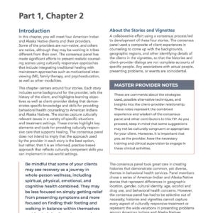 Image of first page of reading for the continuing education course Behavioral Health Services for American Indians and Alaska Natives- Module 2