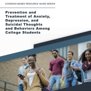 Image of first page of the reading for the continuing education course Prevention and Treatment of Anxiety, Depression, and Suicidal Thoughts and Behaviors Among College Students