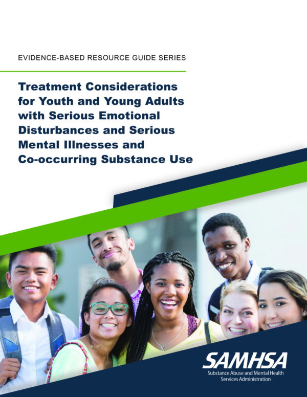 Image of the first page of the reading for the continuing education course Treatment Considerations for Youth and Young Adults with Serious Emotional Disturbances, Serious Mental Illnesses and Co-occurring Substance Use
