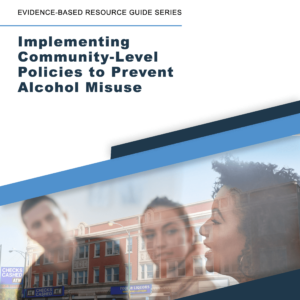 Image of first page of reading for the continuing education course Implementing Community-Level Policies to Prevent Alcohol Misuse