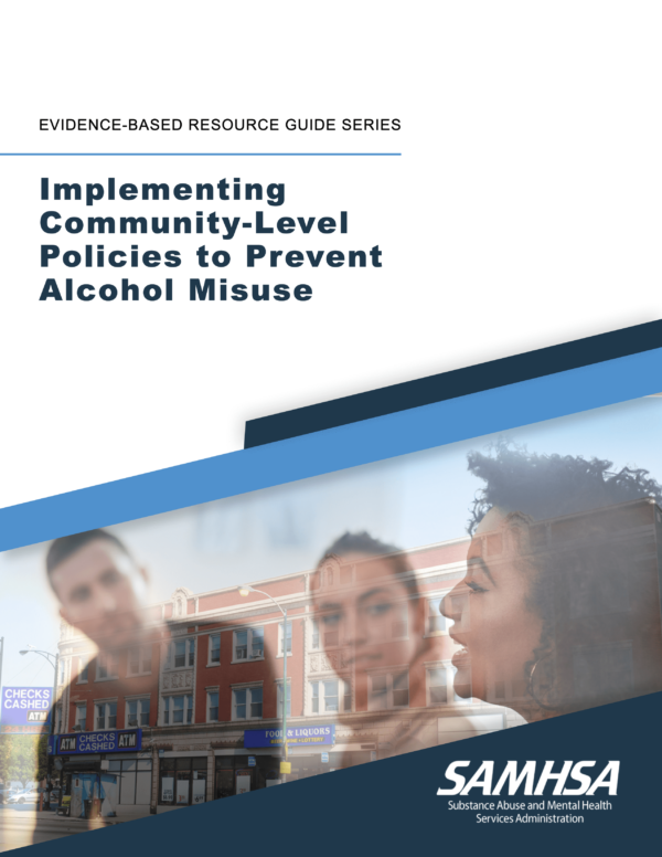 Image of first page of reading for the continuing education course Implementing Community-Level Policies to Prevent Alcohol Misuse